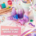 BYONEBYE Unicorn Slime Kit – 36 Pack Non-Sticky & Stretchy Party Favors