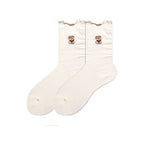 Socks Female Japanese Cute Cartoon Hand-painted  Stockings Korean Version