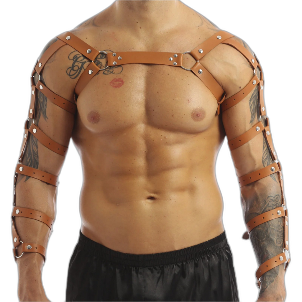 Gladiator Leather Muscle Harness