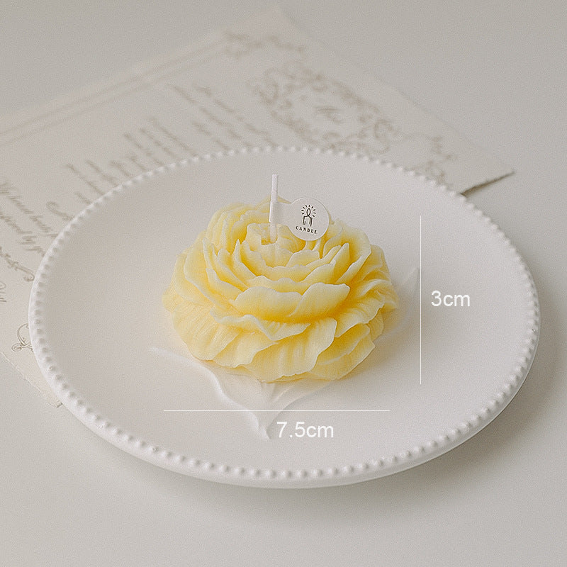 Aromatherapy With Hand Gift Peony Shape Candle Valentine's Day