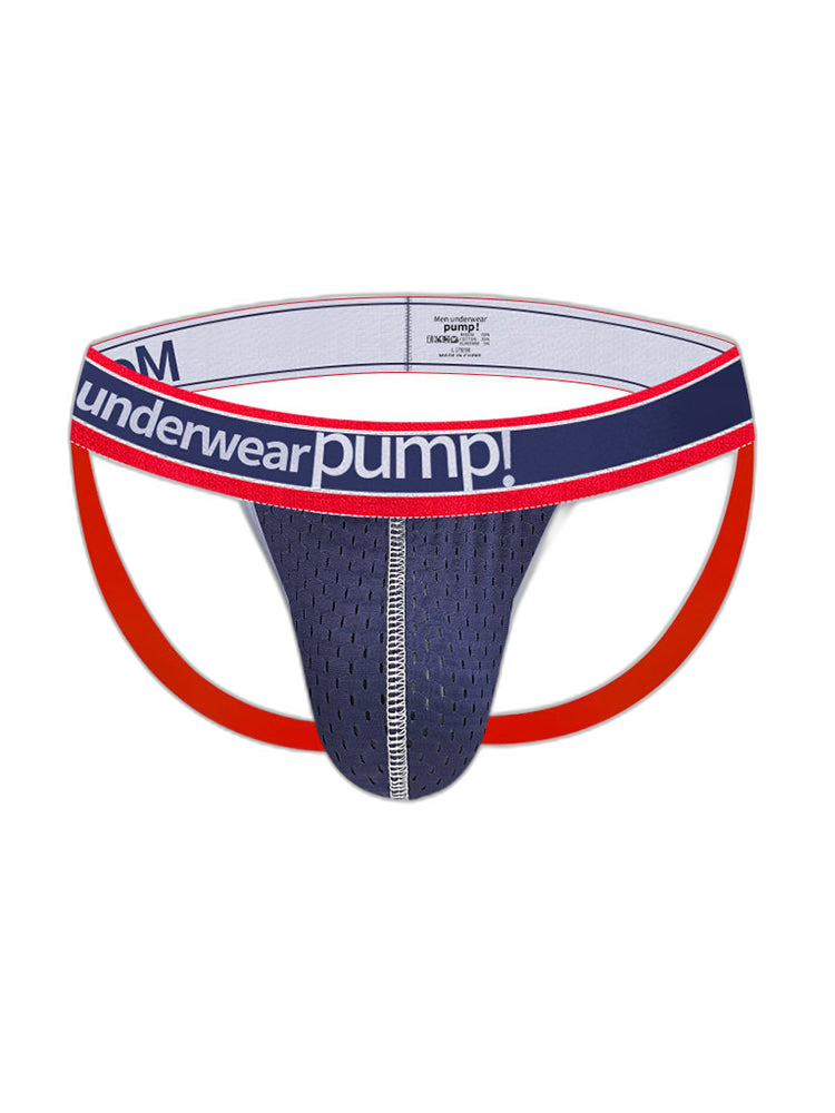 2 Pack Men's Sexy Elastic Waist Micro Mesh Cup Thong