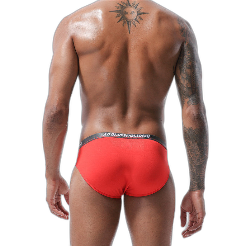 4 Pack Modal U Convex Pouch Seamless Briefs for Men