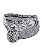 Men’s Sexy Leopard Print Pouch Briefs
