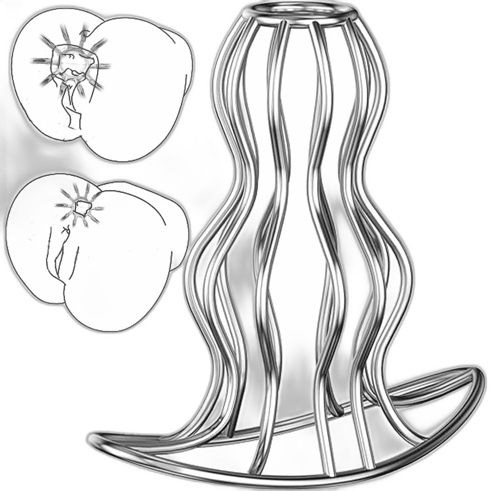 Axelrod - Steel Hollow Tunnel Anal Plug - Butt Plug Expander