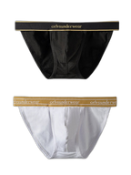2 Pack Men's U-Pouch Gym Fitness Breathable Cotton Briefs