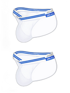 2-pack Men's Sexy Semi-transparent Mesh Briefs