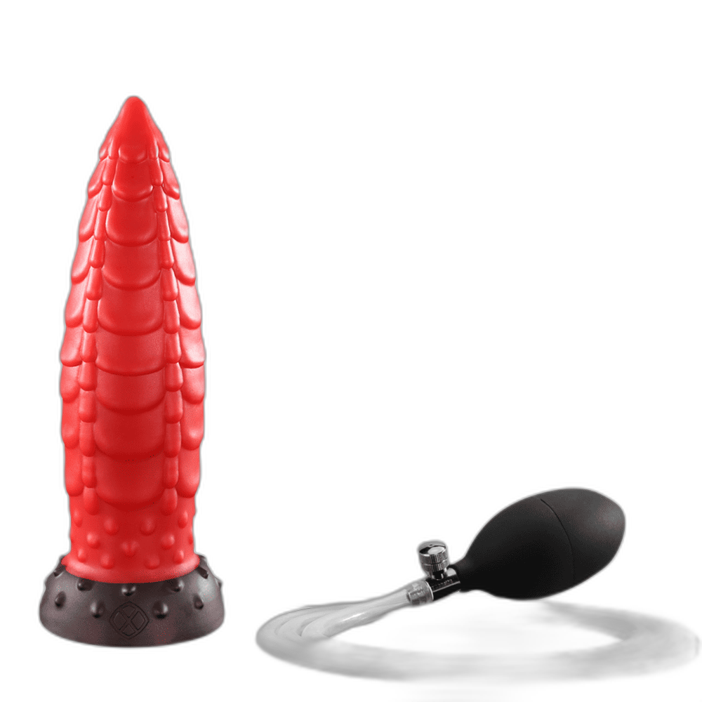 Xomiy SpireDrake - Inflatable Anal Plug - Silicone Huge Butt Plug