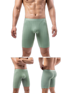 2 Pack Men’s Front Pouch Mesh Boxer Briefs