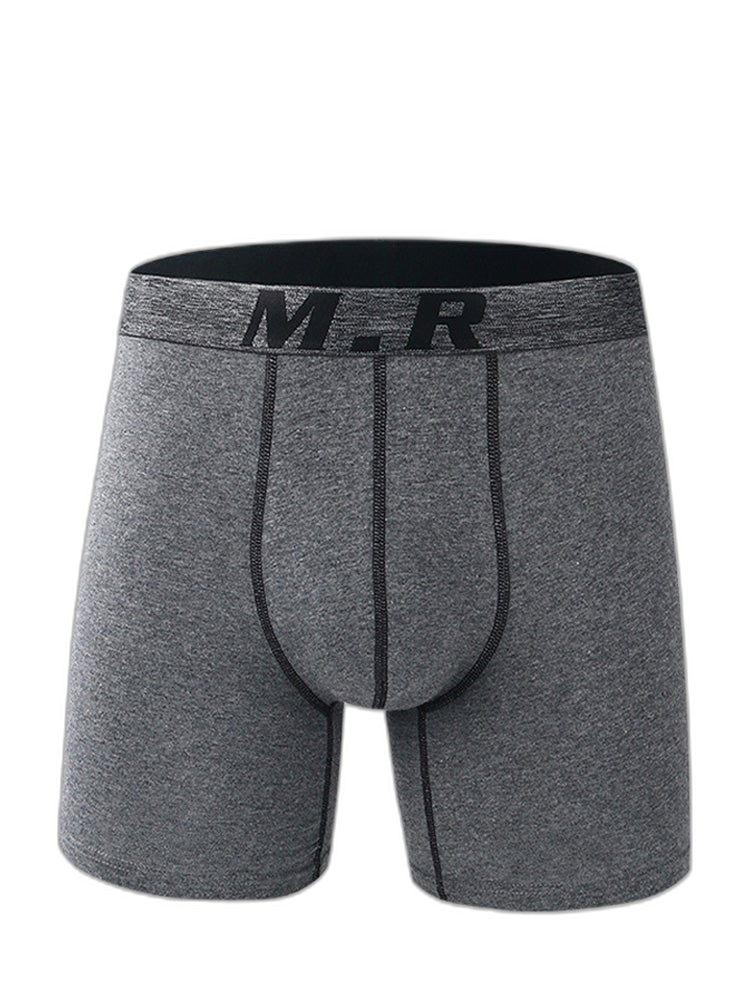 4 Pack Anti-Chafing High Elasticity Sports Boxer Briefs