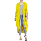 Women's Loose Bat-sleeve European And American Mid-length-sleeved Trench Coat
