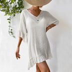 Beach Cover-up Skirt Sun-proof Skirt Back Butterfly