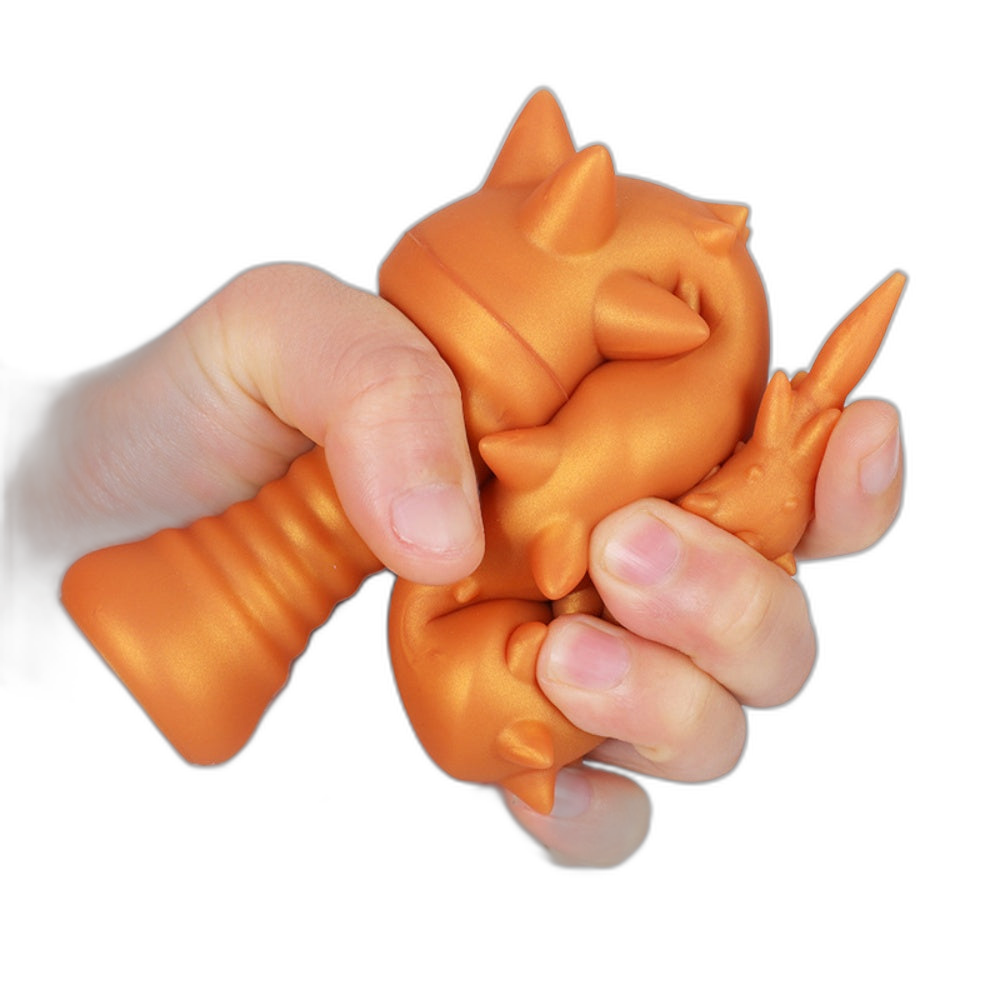 Amarok - Wolf Anal Beads - 4 Anal Ball Bump Point Irritating Sex Toy - Wolf Tail Butt Plug