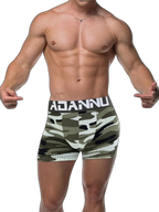 Camouflage Removable Hip Pad Boxer Briefs