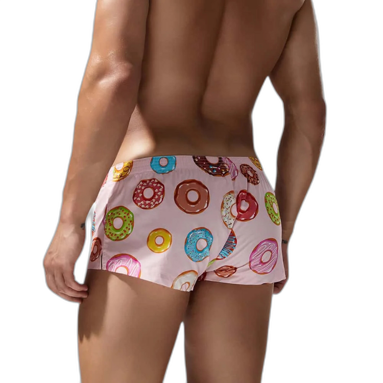 SEOBEAN Playful Donut Cotton Boxers