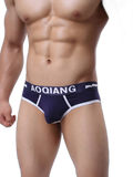 Men's Breathable Cotton Pouch Briefs with Fly