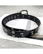 Studded Hip-Hop Punk Belt