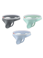3 Pack Men's Ice Silk Sexy U-Shaped Pouch Kiss Thong