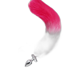 Finnick - 15 Inch Fox Tail Metal Butt Plug - Anal Sex Toy - 2 Colors