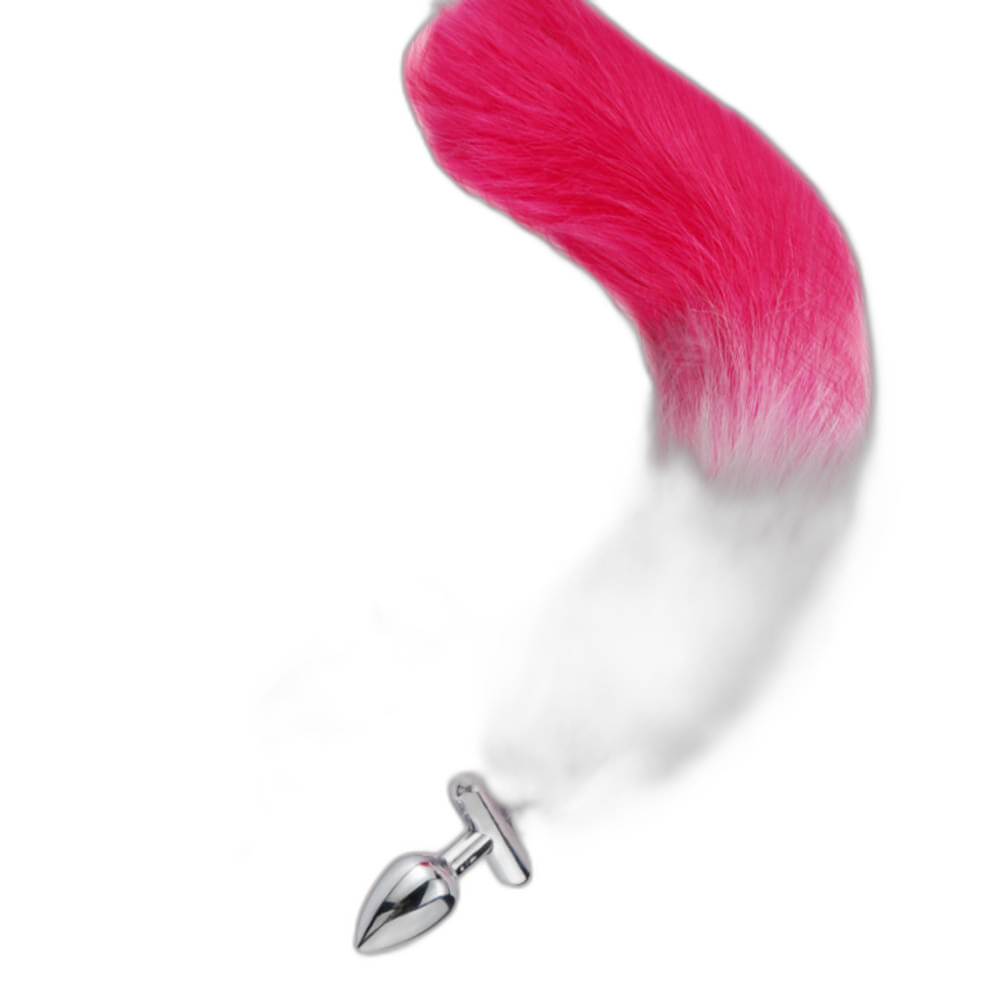 Finnick - 15 Inch Fox Tail Metal Butt Plug - Anal Sex Toy - 2 Colors