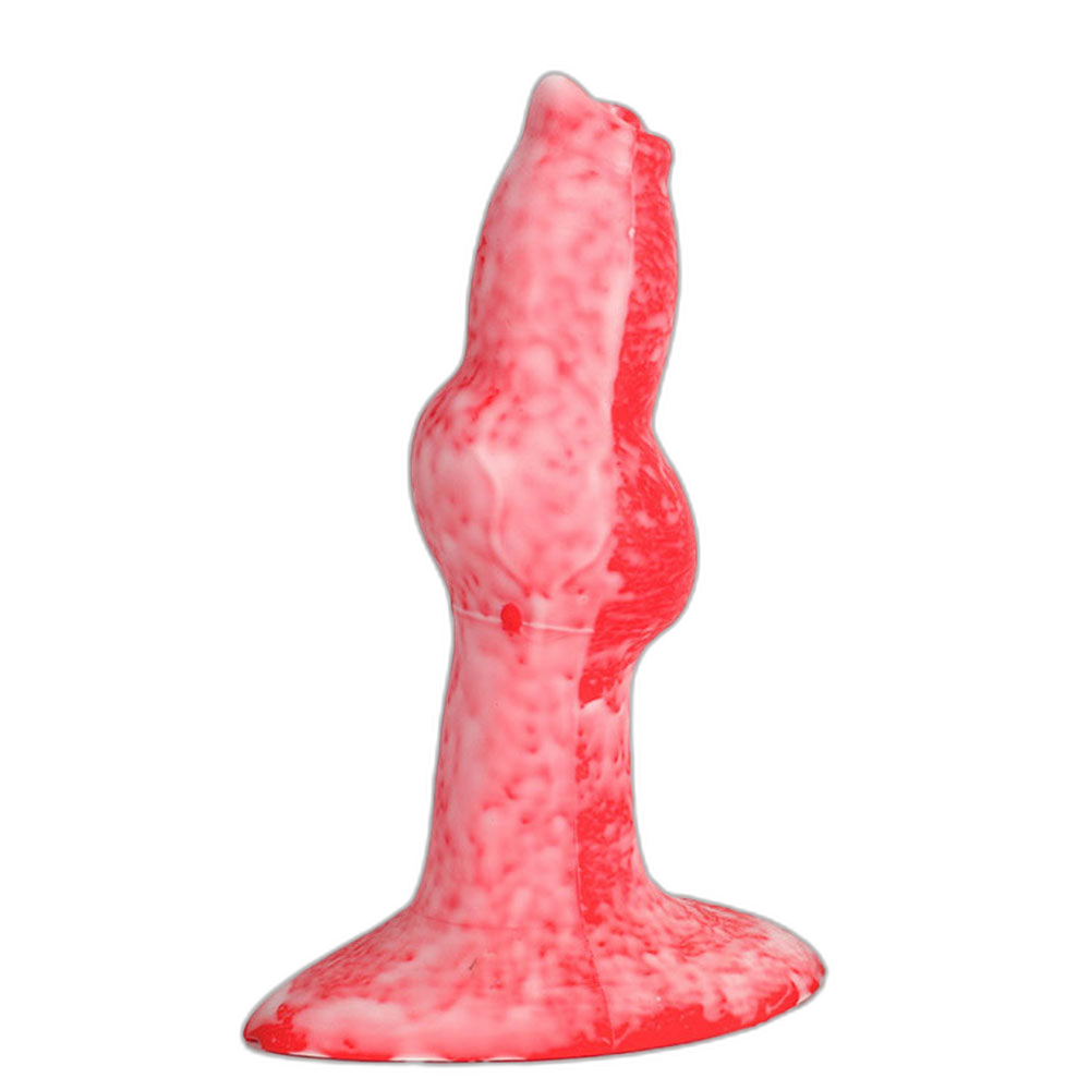 Shooter - 6-7 Inch Penis Sleeve With Harness - Knotted Cock Extender