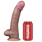 KingCurve - 10.5 Inch Realistic Dual Density Dildo - Curve Dildo