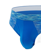 2 Pack Men's Breathable Spell Color Butt Lifting Briefs