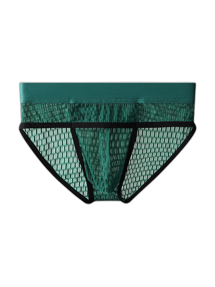 2 Pack Men's Lace Breathable Briefs