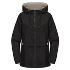 New Hooded Solid Color Trench Coat For Women