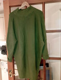 WOMEN'S ITALIAN LONG GREEN JUMPER/DRESS