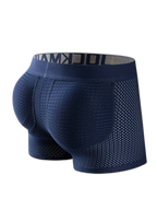 Sponge Cushion Mesh Buttock Boxer Briefs