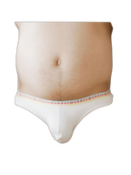 3 Pack Men's Ice Silk Middle-Rise Summer Thongs