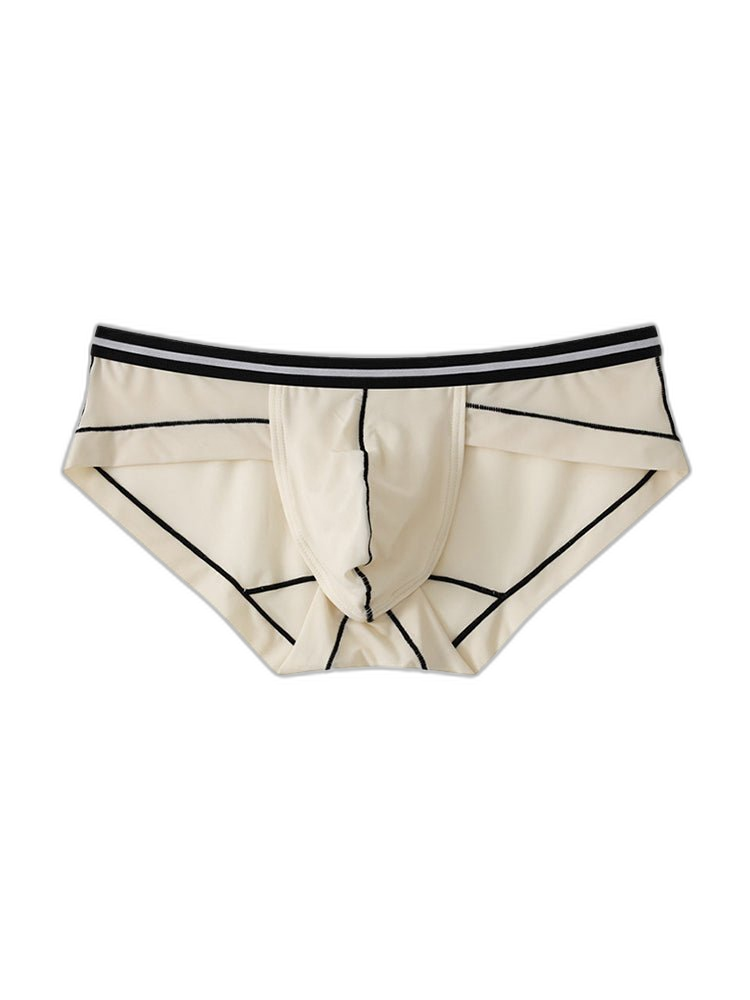 3 Pack Men's Semi-Transparent Comfortable Soft Skin-Friendly Minimalist Briefs
