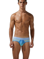 Men’s Spliced Lines Briefs in Ombre
