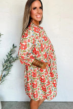 Women's Casual Loose-fit Printed Maxi Dress