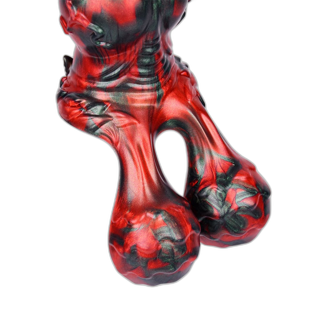 BlazeKnot - 7.7 Inch Silicone Fantasy Dildo – Dog Knot Dildo