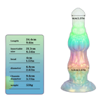 WistKnot – Glow-in-the-Dark Vibrating Dildo with Dog Knot Design