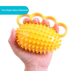 Finger Grip Ball Massage Rehabilitation Training Elderly Exercise Ball Hand Finger Strength Circle Grip Device