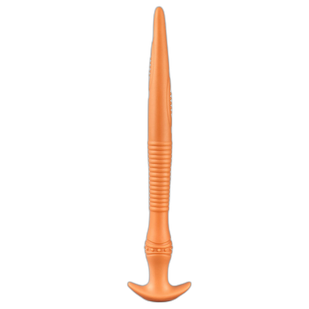 The Eel Anal Plug - Long Butt Plug - Ribbed Butt Plug