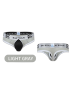 2 Pack Men's Breathable Mesh Removable U-Shaped Pocket Thongs