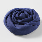 Artistic Sunscreen Solid Color Cotton And Linen Scarf
