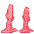 Shooter - 6-7 Inch Penis Sleeve With Harness - Knotted Cock Extender