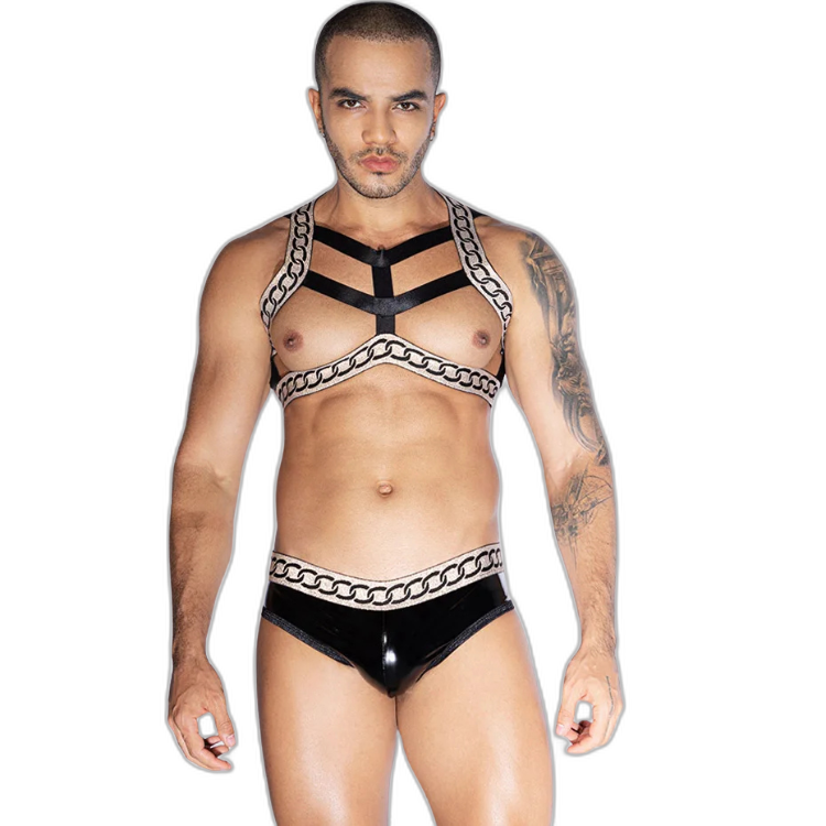 Chained and Ready Harness Fantasy Costume