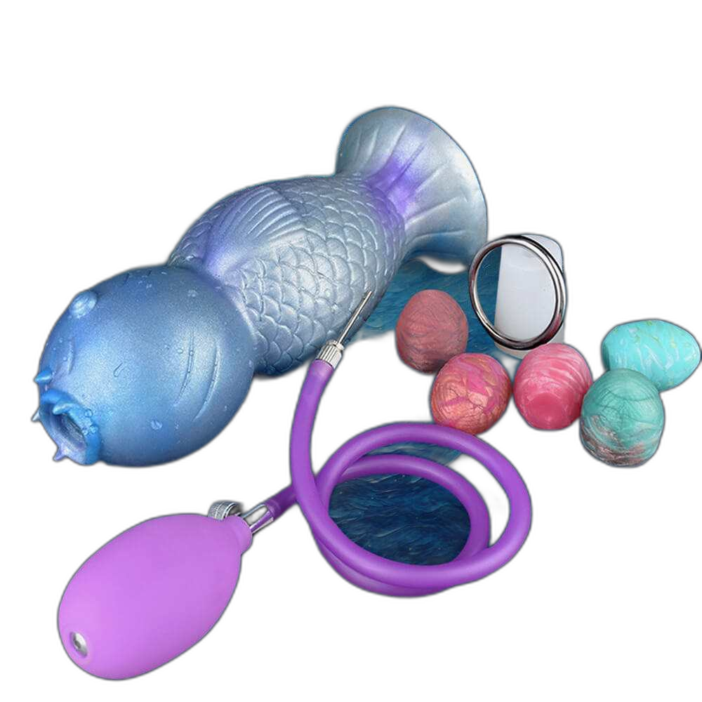 Koi - 8.8 Inch Ovipositor Dildo - Egg Sex Toy - Egg Laying Kink