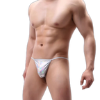 Shiny PU Leather Thong