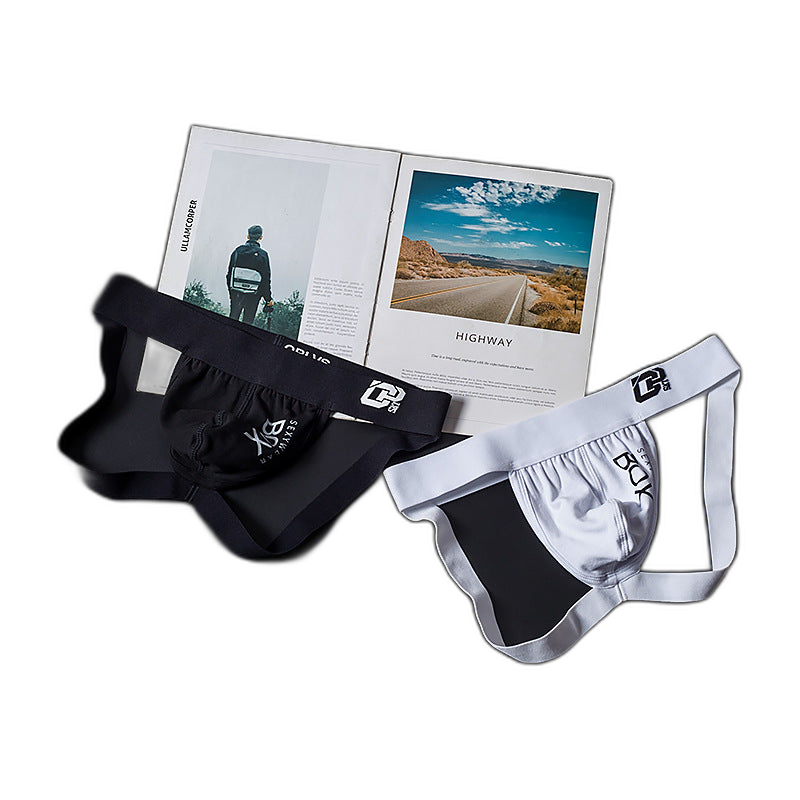 Men's Sexy Cotton Solid Thongs