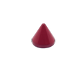 Metal Pup Hood Spikes 10 Pack Red 8x7.5mm