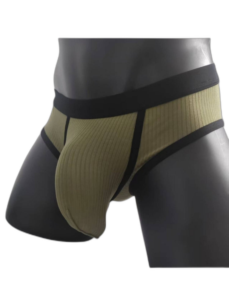 3 Pack Men's Seamless Comfort Large Supportive Pouch Sexy Low-Rise Briefs