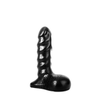 ruff GEAR Super Rib Dildo 11.4 Inch Black