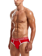 Men’s Spliced Color Pouch Briefs