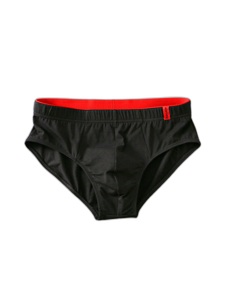 4 Pack Men's Solid Color Cotton Low-Rise Seamless Comfort Briefs